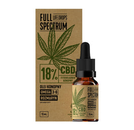 Full Spectrum Olejek Konopny CBD+CBDA 18% krople 15ml