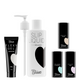 Elisium FexyGel zestaw startowy do hybryd Pro Bond + Miracle Base Gel + FlexyGel Milky & Slip Liquid + Top Coat Shiny