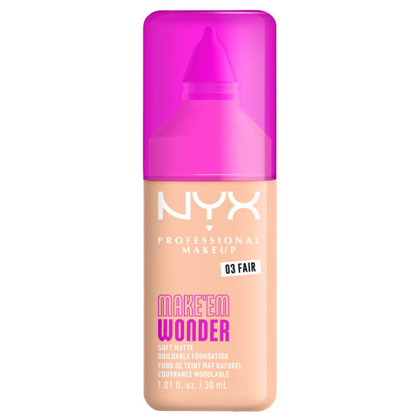 NYX Professional MakeUp Make'Em Wonder podkład do twarzy z długotrwałym kryciem 30ml