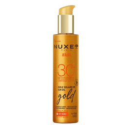 Nuxe Sun rozświetlający olejek z drobinkami do opalania twarzy i ciała SPF30 150ml