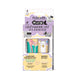 Floslek Vege Lip Care zestaw odżywienie ust w 2 krokach cukrowy scrub bezstresowy limonkowy + maska do ust stylowa gruszkowa 2x14g
