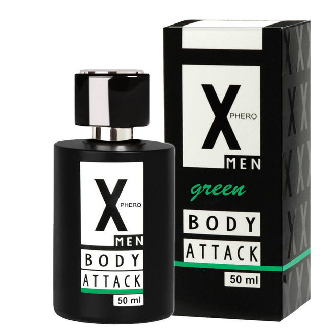 X-Phero Body Attack Green perfumy z feromonami dla mężczyzn