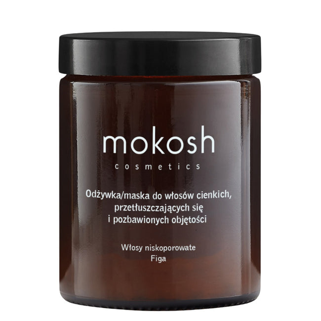 Mokosh Odżywka/maska do włosów cienkich przetłuszczających się i pozbawionych objętości Figa 180ml