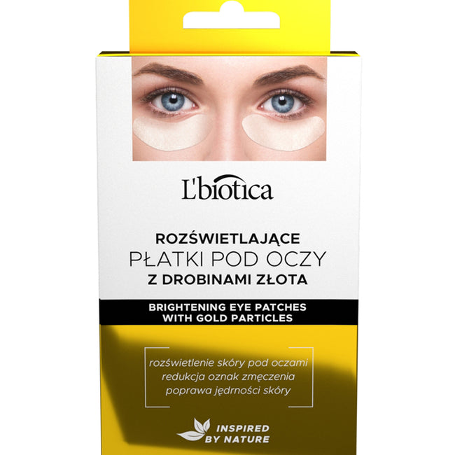 L'biotica Płatki pod oczy kolagenowe - rozświetlenie 3 pary