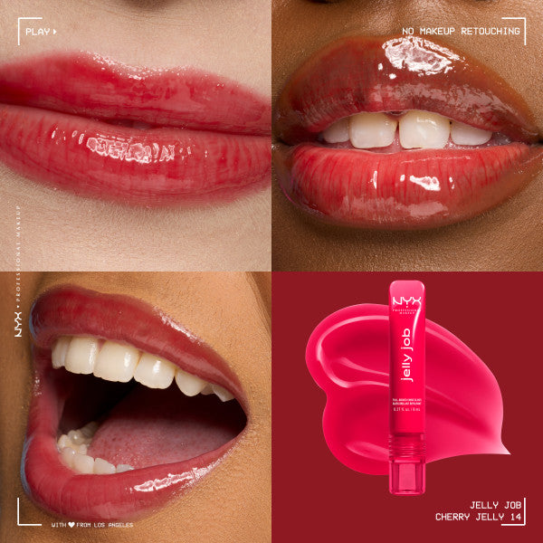 NYX Professional MakeUp Jelly Job błyszczyk do ust z wysokim połyskiem