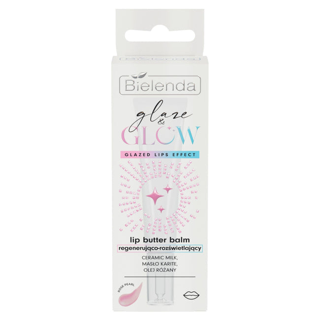 Bielenda Glaze & Glow Lip Butter Balm regenerująco-rozświetlający balsam do ust 10g