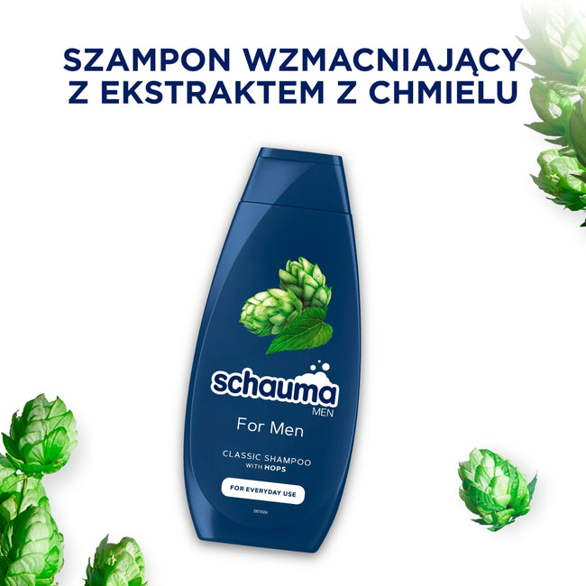 Schauma For Men szampon do włosów dla mężczyzn do codziennego stosowania 400ml