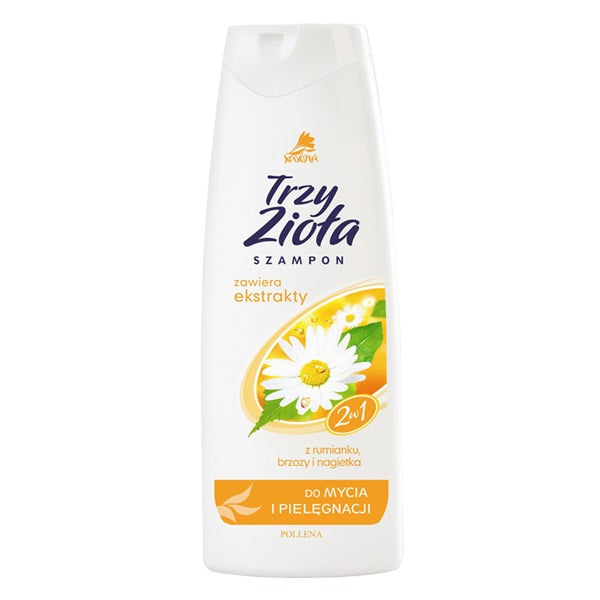 Pollena Savona Trzy Zioła szampon do włosów 2w1 Rumianek 250ml