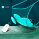 S-HANDE Leaf-RTC dyskretny zdalnie sterowany wibrator typu panty z 9 trybami wibracji Light Blue