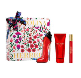 Carolina Herrera Very Good Girl zestaw woda perfumowana spray 80ml + woda perfumowana spray 10ml + balsam do ciała 100ml