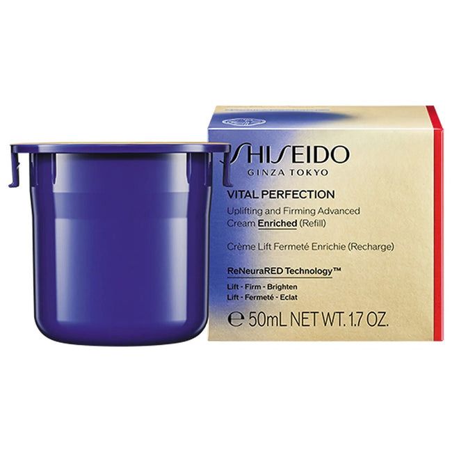 Shiseido Vital Perfection Uplifting and Firming Advanced Cream Enriched zaawansowany krem ujędrniająco-liftingujący refill 50ml