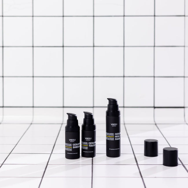 Veoli Botanica Ceramide Shield nawilżająco-regenerujące bogate serum z 3% kompleksem ceramidów i 1% ekstraktem z wąkroty azjatyckiej 30ml