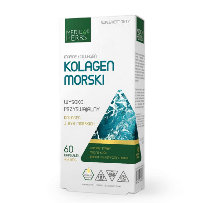 Medica Herbs Kolagen Morski suplement diety 60 kapsułek