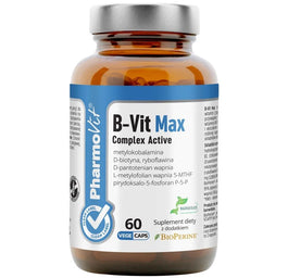 Pharmovit B-Vit Max Complex Active suplement diety 60 kapsułek