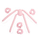 Glov CoolCurl Spider Set wałki do kręcenia włosów na zimno do włosów długiej i średniej długości Pink 4szt