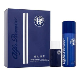 Alfa Romeo Blue zestaw woda toaletowa spray 15ml + perfumowany spray do ciała 150ml