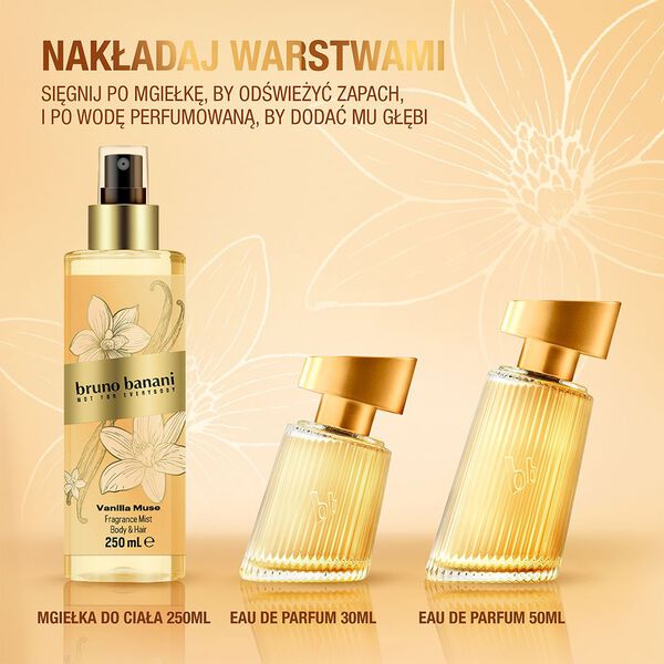 Bruno Banani Vanilla Muse mgiełka do ciała i włosów 250ml