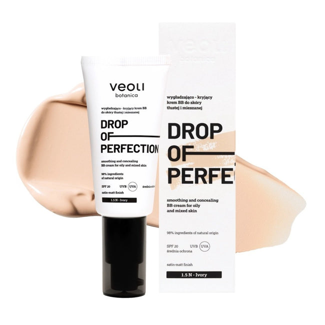 Veoli Botanica Drop Of Perfection wygładzająco-kryjący krem BB do skóry tłustej i mieszanej