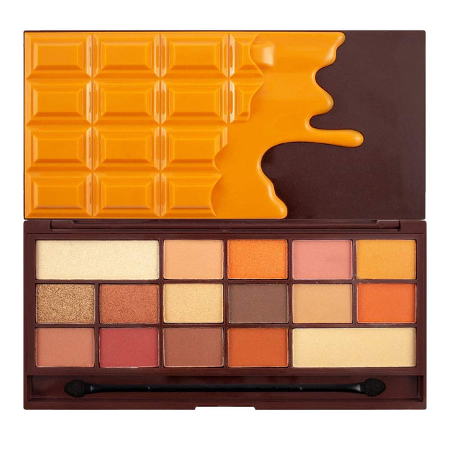 Makeup Revolution I Heart Revolution Chocolate Eyeshadow Palette paleta cieni do powiek Orange 22g