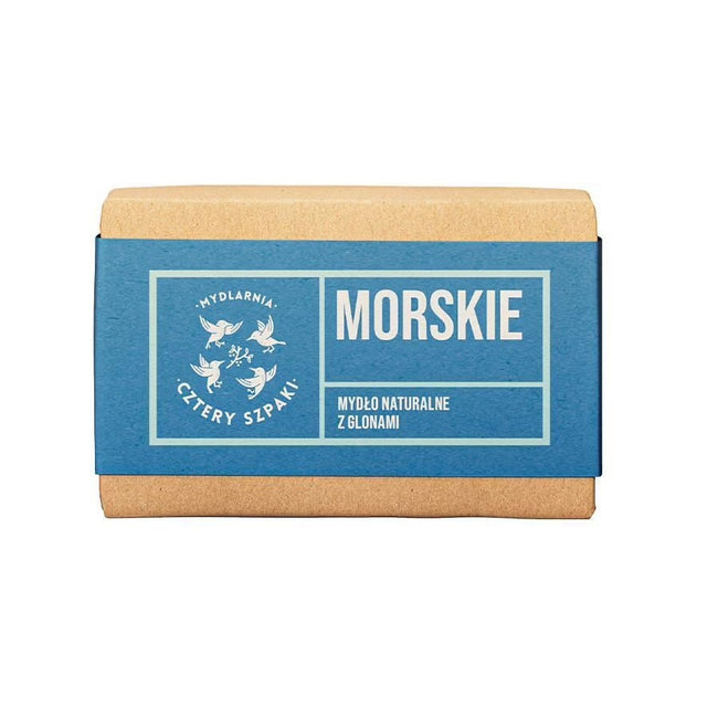 Mydlarnia Cztery Szpaki Mydło naturalne z glonami Morskie 110g