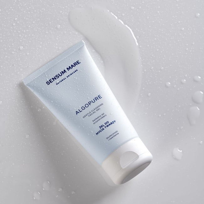 Sensum Mare Algopure delikatny żel do mycia twarzy z kompleksem 5 alg morskich i wodą z lodowca norweskiego 150ml