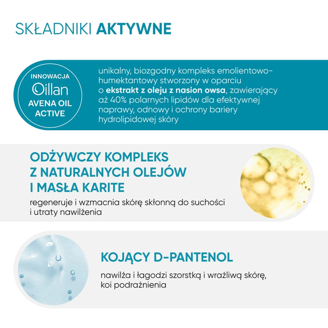 Oillan Nawilżający dermo-krem 200ml