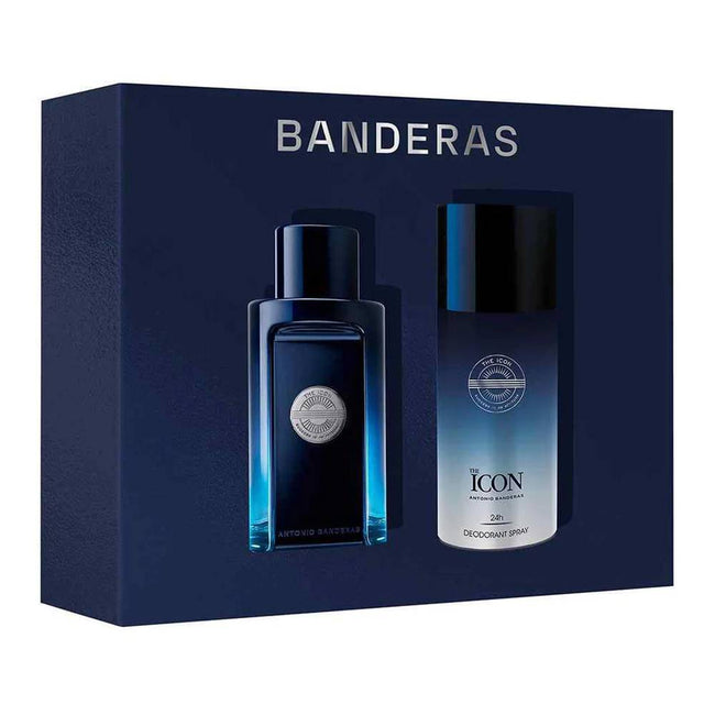 Antonio Banderas The Icon zestaw woda toaletowa spray 100ml + dezodorant spray 150ml