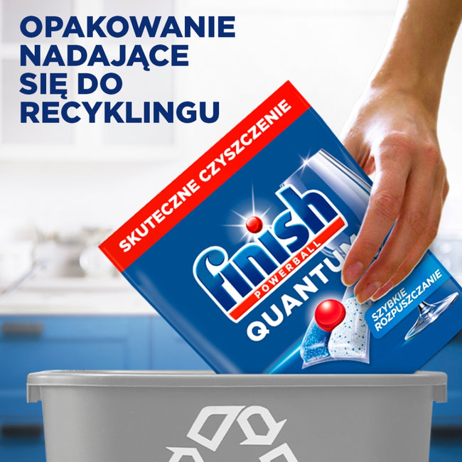 Finish Quantum Fresh kapsułki do mycia naczyń w zmywarce 46szt