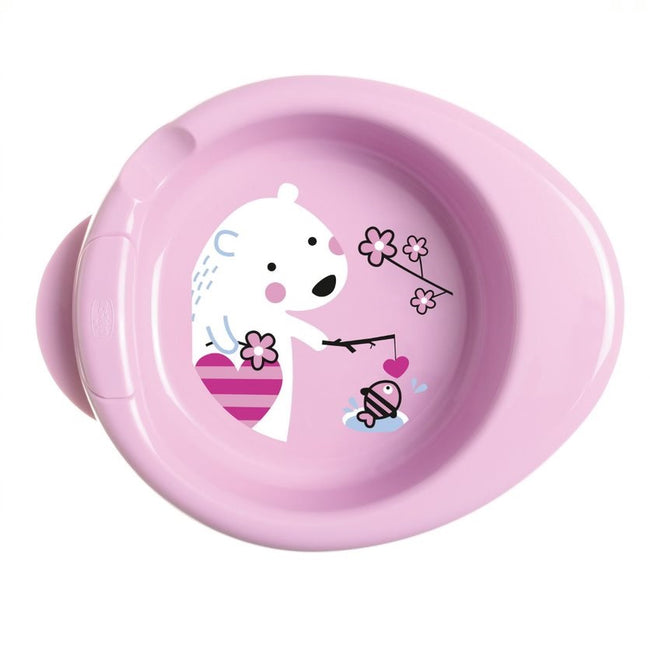 Chicco Talerz podgrzewany 6m+ Różowy
