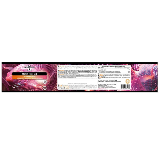 Apollo's Hegemony Mega Fish Oil suplement diety 240 kapsułek