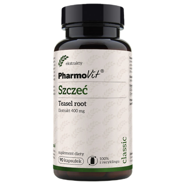 Pharmovit Szczeć Teasel Root ekstrakt 4:1 suplement diety 90 kapsułek