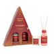 La Casa de los Aromas Glowing Elegance zestaw patyczki zapachowe Czerwone Owoce 95ml + świeca zapachowa Czerwone Owoce 120g