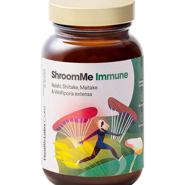 HealthLabs ShroomMe Immune wspierający prawidłowe funkcjonowanie układu odpornościowego suplement diety 90 porcji