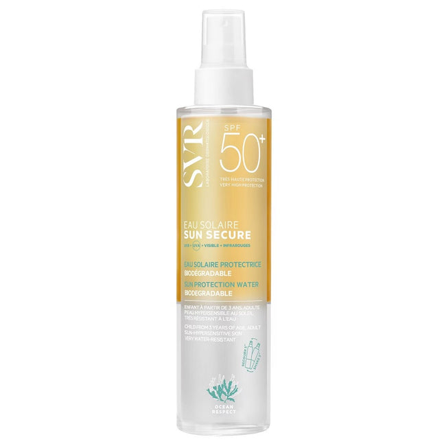 SVR Sun Secure Eau Solaire SPF50+ odświeżająca woda w sprayu 200ml