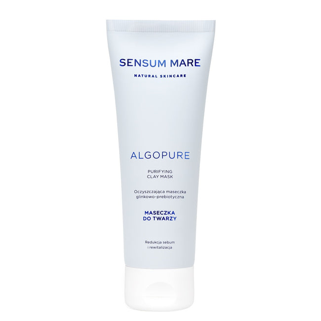 Sensum Mare Algopure oczyszczająca maseczka glinkowo-prebiotyczna do twarzy 70ml