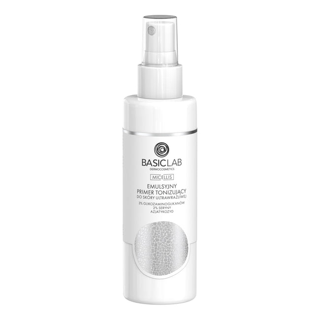 BasicLab Micellis emulsyjny primer tonizujący do skóry ultrawrażliwej 150ml