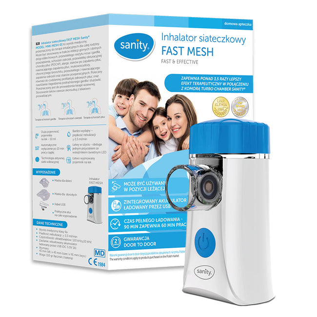 Sanity Fast Mesh inhalator siateczkowy HNK-MESH-01