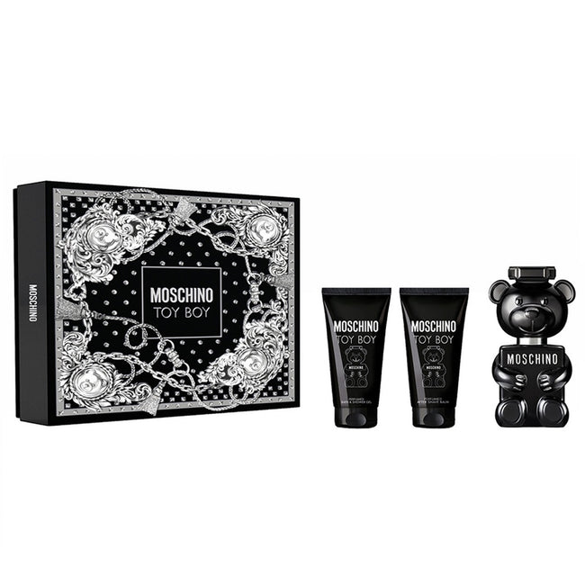 Moschino Toy Boy zestaw woda perfumowana spray 50ml + żel pod prysznic 50ml + balsam po goleniu 50ml