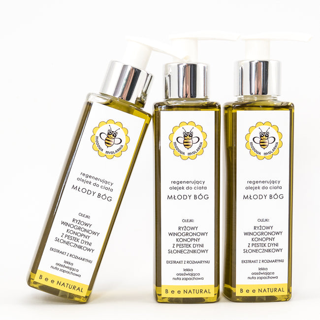 Miodowa Mydlarnia Olejek do ciała Młody Bóg 150ml
