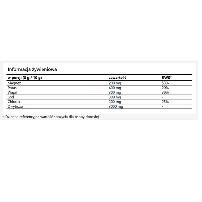 Ownwai Elektrolity naturalne suplement diety w proszku 240g