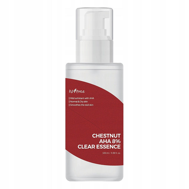Isntree Chestnut AHA 8% Clear Essence esencja do twarzy z kwasami AHA 100ml