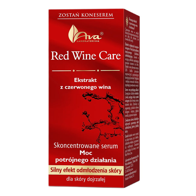 Ava Laboratorium Red Wine Care skoncentrowane serum do skóry dojrzałej 30ml