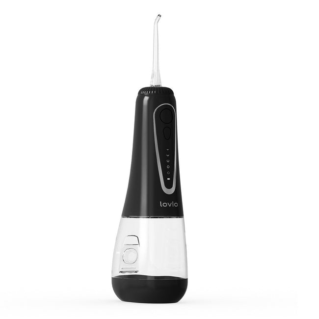 Lovio Beauty HydroJet PRO irygator do zębów Czarny LVWF124BK + 8 końcówek