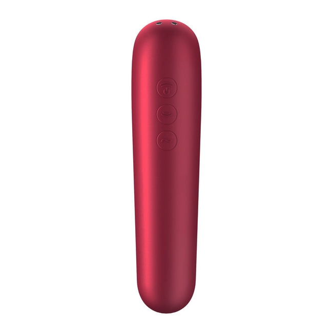 Satisfyer Dual Love wibrator ssący Red