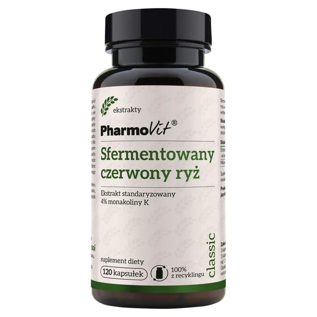 Pharmovit Sfermentowany czerwony ryż suplement diety 120 kapsułek