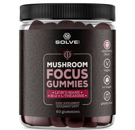 Solve Labs Mushroom Focus Gummies suplement diety w żelkach 60szt