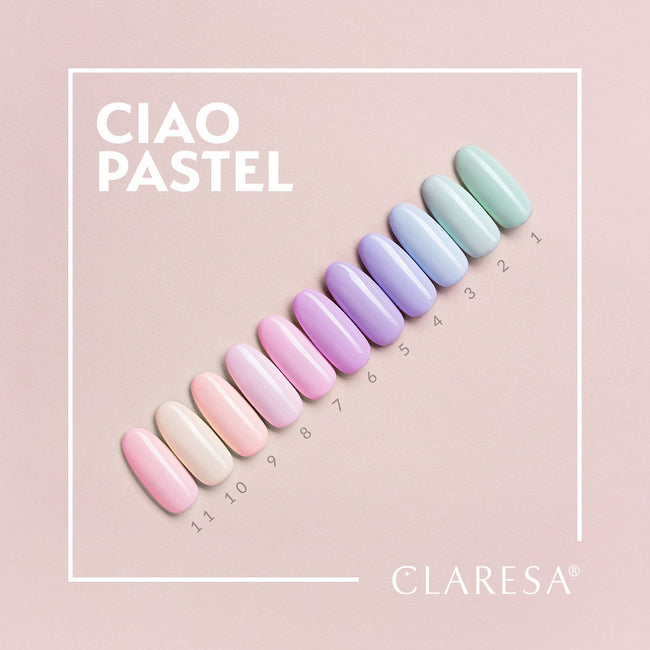 Claresa Color Soak Off UV/LED Ciao Pastel! lakier hybrydowy