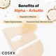 COSRX The Alpha-Arbutin Discoloration Care Hydrogel Mask hydrożelowa maseczka w płachcie na przebarwienia 3szt.