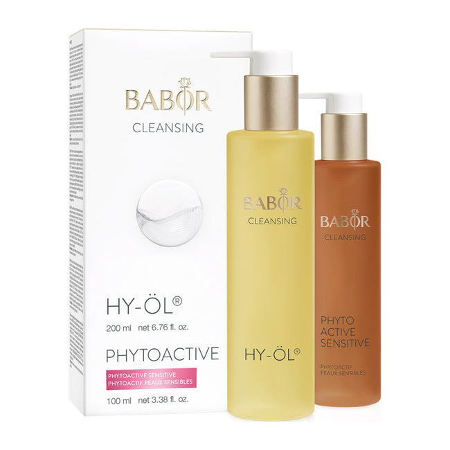 Babor Hy-Öl & Phytoactive Sensitive zestaw hydrofilowy olejek oczyszczający 200ml + koncentrat ziołowy 100ml