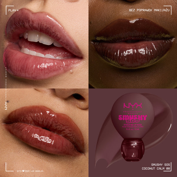 NYX Professional MakeUp Smushy SOS nawilżająca maska do ust 12ml